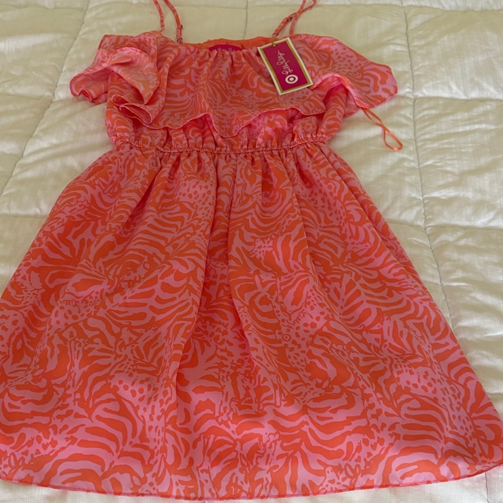Lilly Pulitzer for Target Pink and Orange Zebra Dress